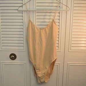 CAPEZIO Pale Tan Leotard